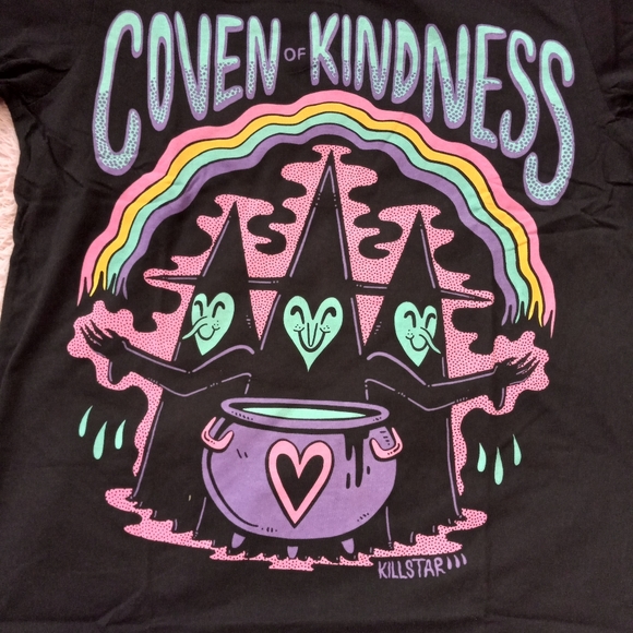 SOLD!🥰Host Pick! Killstar Coven Kindness nwt long sleeve tee! Sooooo comfy! - Picture 3 of 7